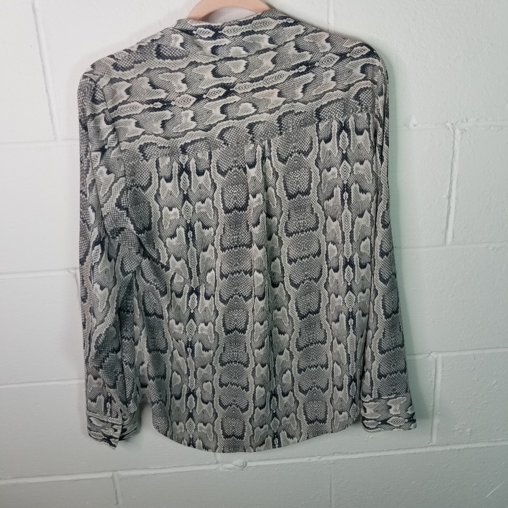 Express Portofino python snakeprint shirt - image 2